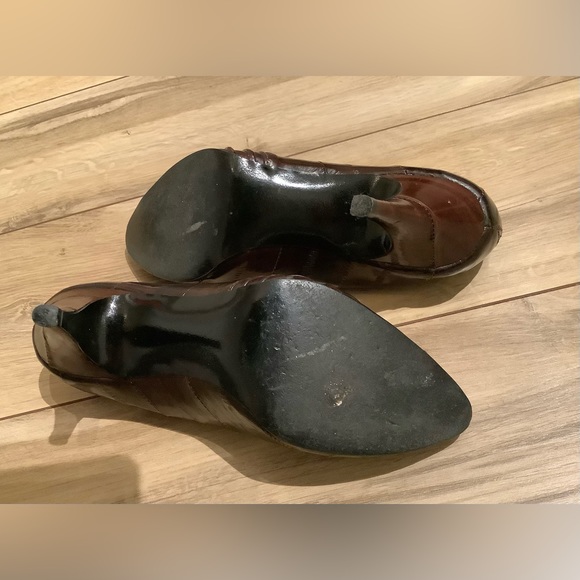 Vintage Bandolino eel skin 3” heels size 5 - Picture 8 of 13